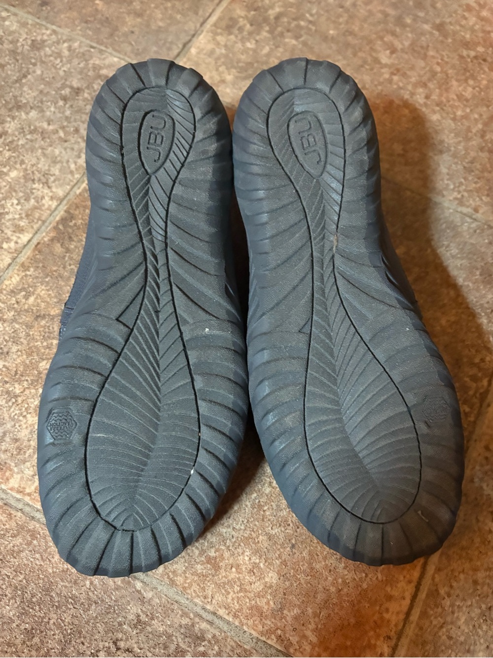 JBU Navy Blue Slip-On Memory Foam Comfort Shoes - Picture 4 of 4
